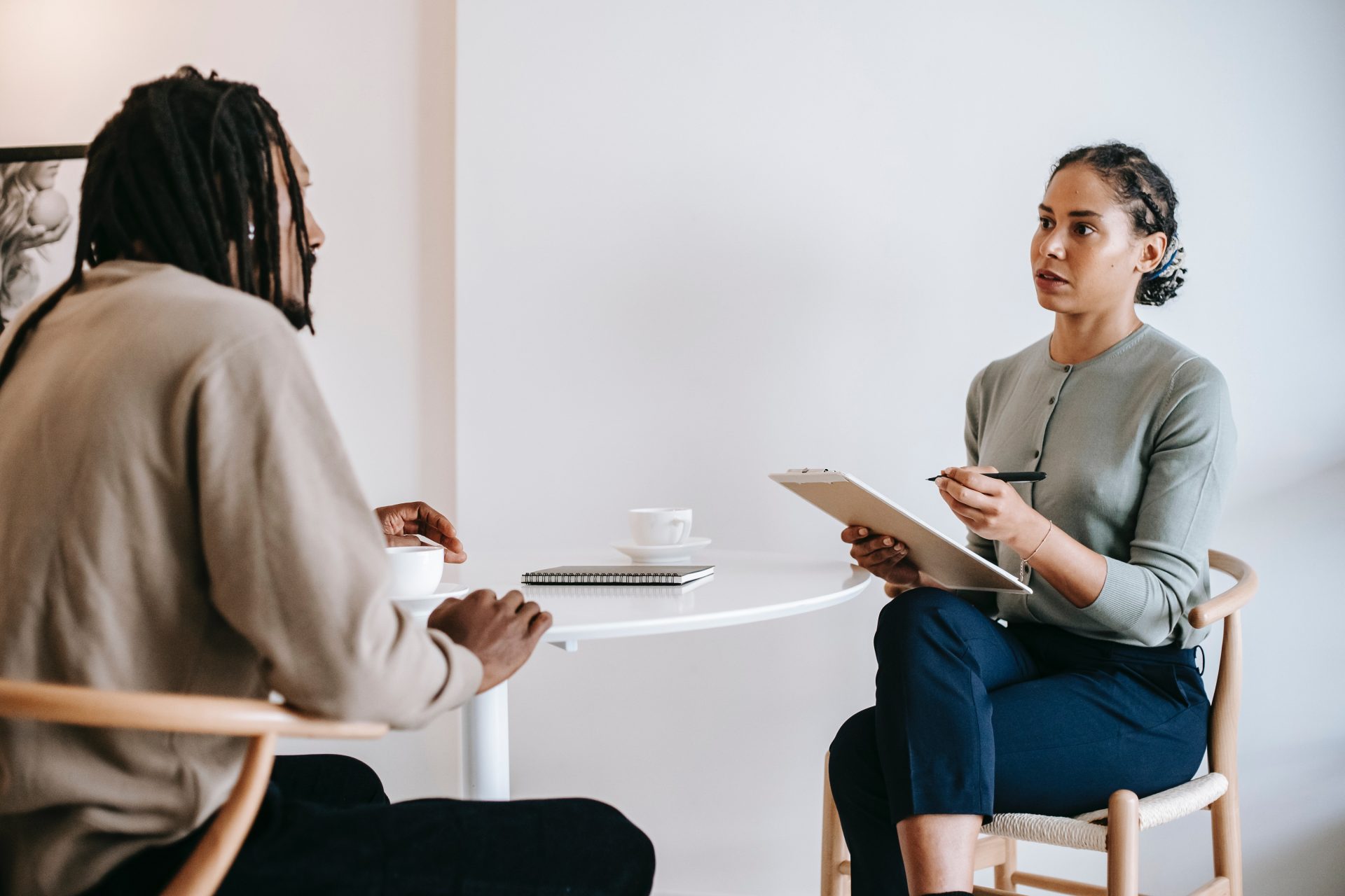 Psychotherapy and counselling session