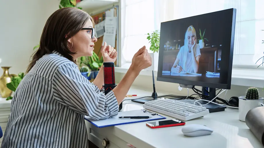 Online video therapy appointment